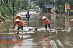 Nước hạ dần, Lào Cai chật vật khắc phục hậu quả sau mưa lũ