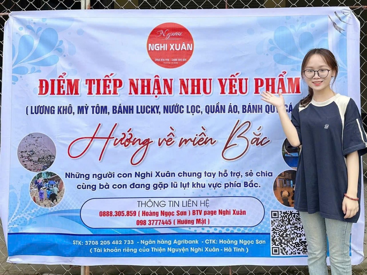 Hàng trăm điểm tiếp nhận nhu yếu phẩm được người dân dựng lên trên khắp toàn tỉnh