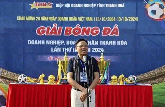 Khai mạc Giải bóng đá Hiệp hội Doanh nghiệp tỉnh Thanh Hóa lần thứ II