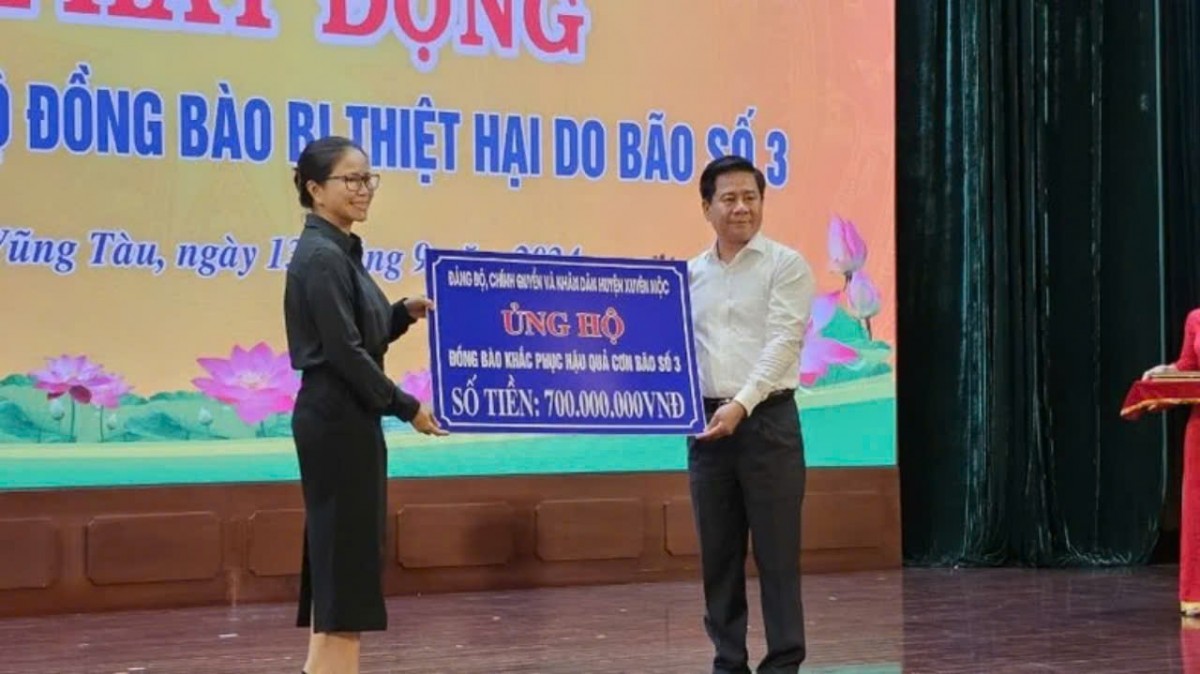 Bà Rịa- Vũng Tàu: 51 tỷ đồng ủng hộ về đồng bào miền Bắc thân thương