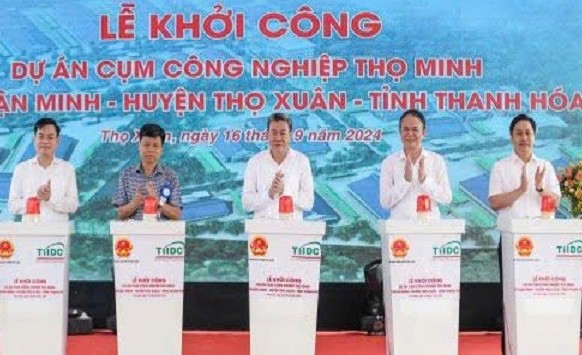 Thanh Hóa: Khởi công dự án Cụm công nghiệp 180 tỉ đồng