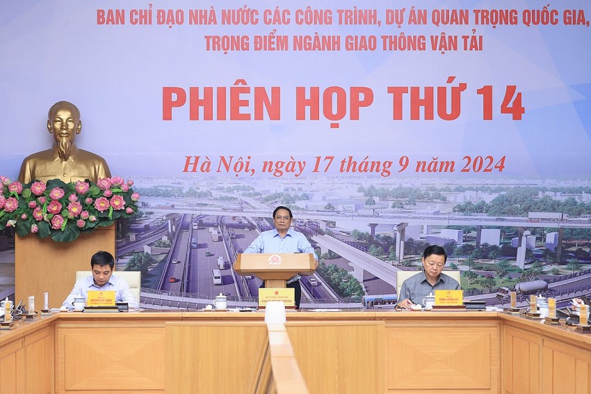 Thủ tướng Chính phủ Phạm Minh Chính chủ trì Phiên họp lần thứ 14 Ban Chỉ đạo Nhà nước các công trình, dự án quan trọng quốc gia, trọng điểm ngành Giao thông vận tải