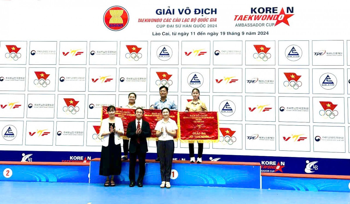 Bình Thuận xếp hạng 3 toàn đoàn tại Giải Vô địch Taekwondo các CLB toàn quốc 2024