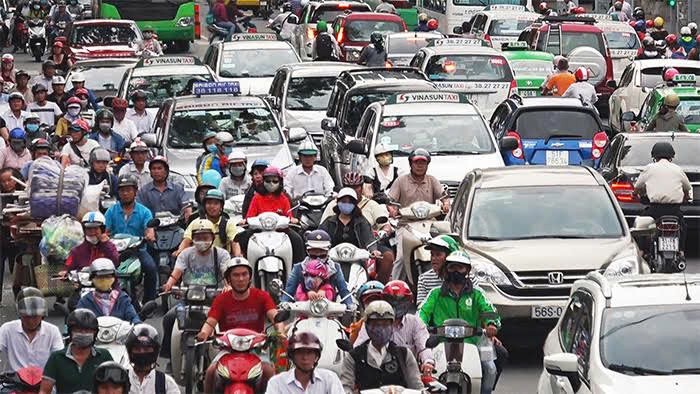 Ùn tắc giao thông tại TP. Hồ Chí Minh