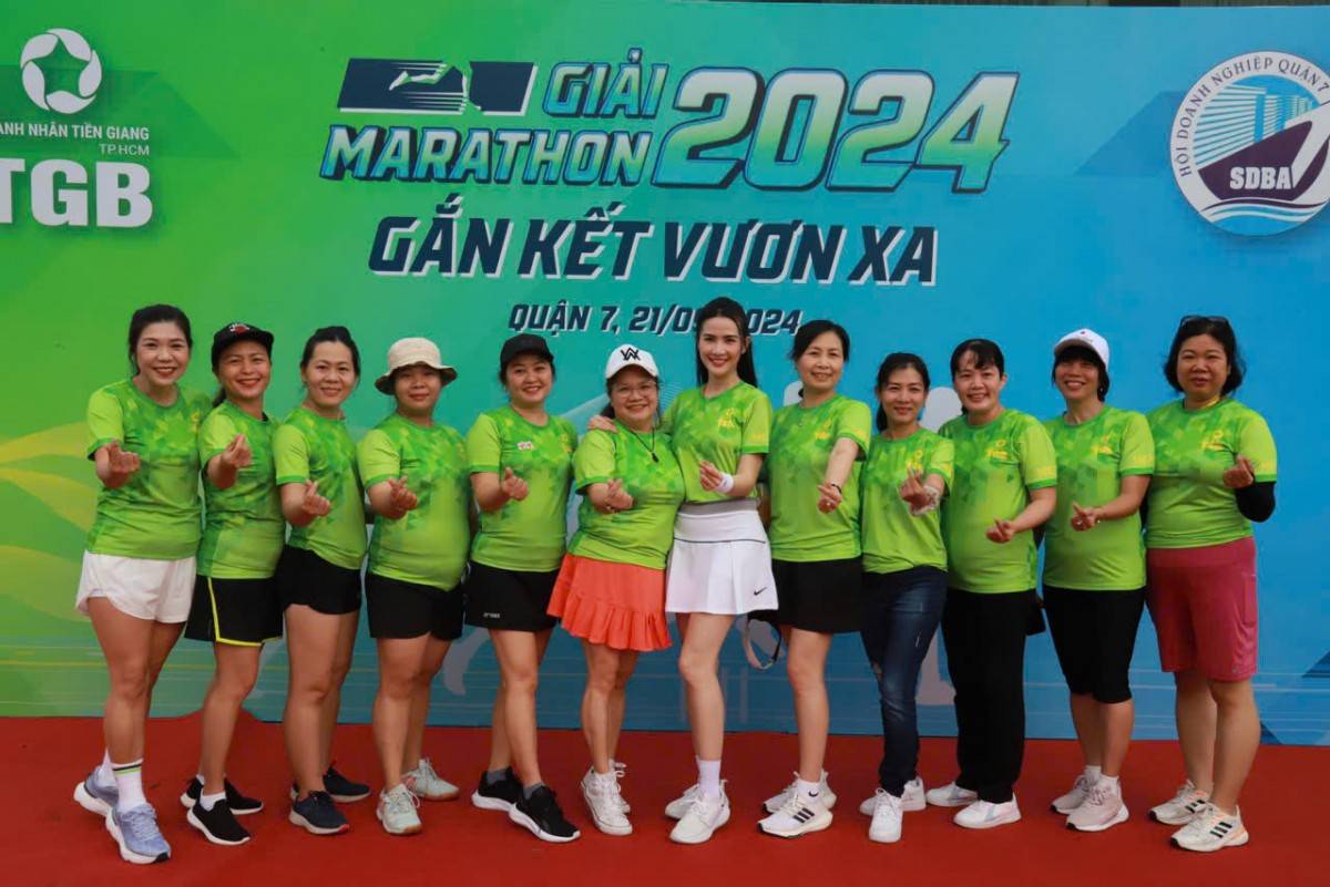 CLB Doanh nhân Tiền Giang tại TP.HCM tổ chức thành công giải chạy 