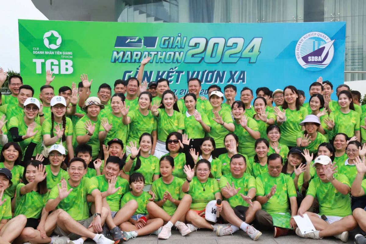 CLB Doanh nhân Tiền Giang tại TP.HCM tổ chức thành công giải chạy 