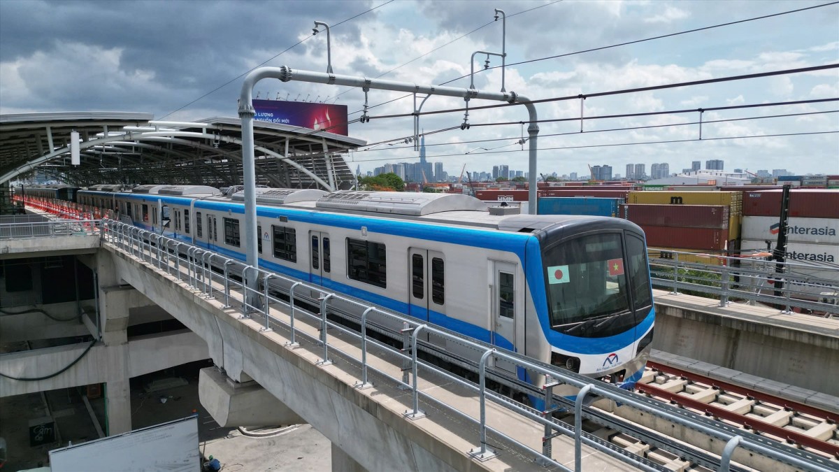 xây dựng tuyến Metro số 1, biểu tượng cho hợp tác hữu nghị Việt-Nhật.