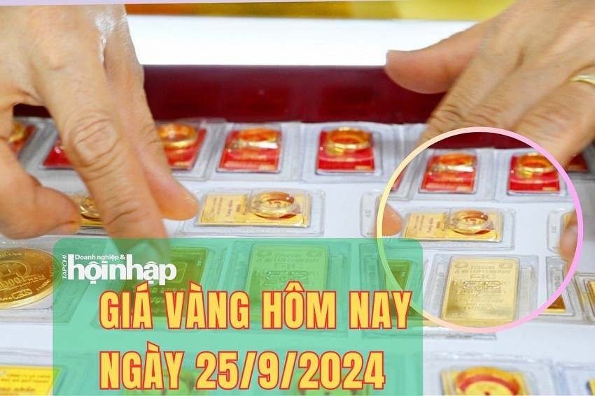 Giá vàng hôm nay 25/9: Tăng sốc, giá vàng nhẫn SJC 81,30 triệu đồng