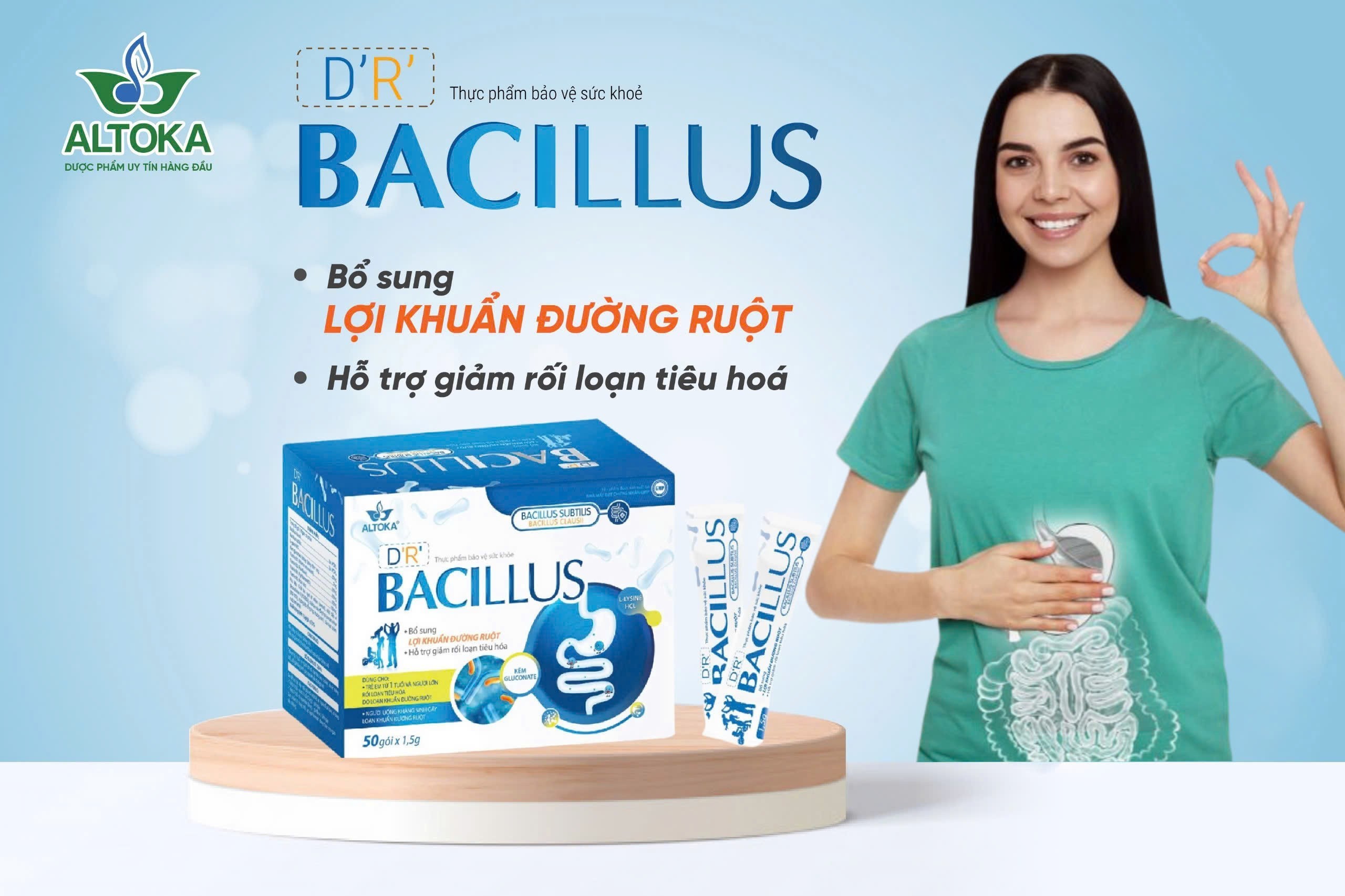 D’R’BACILLUS – Bí quyết hỗ trợ sức khỏe đường ruột