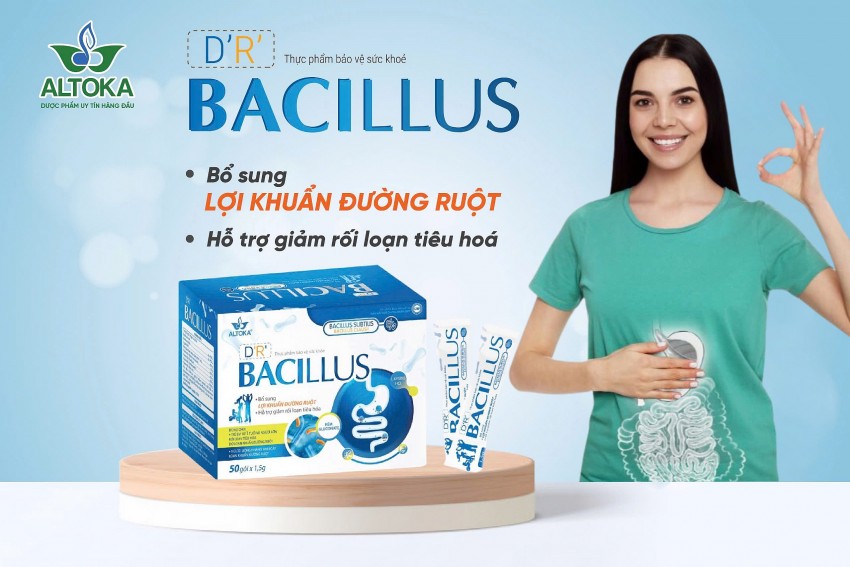 D’R’BACILLUS – Bí quyết hỗ trợ sức khỏe đường ruột