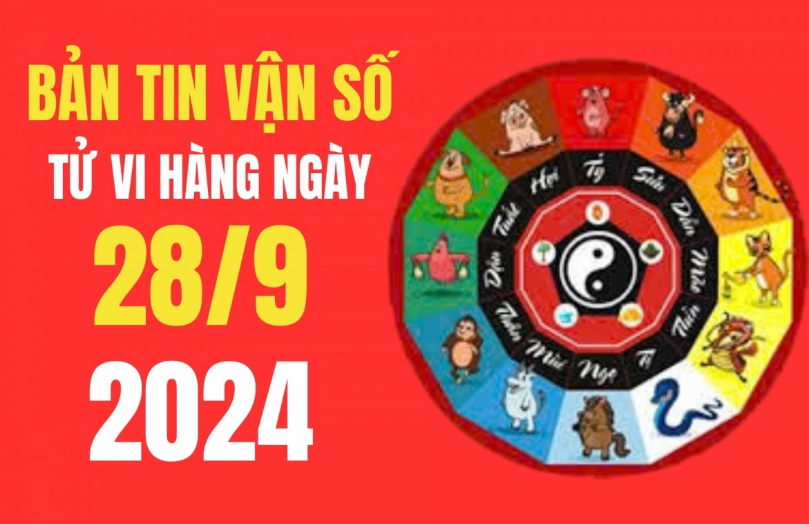 Tử vi - vận số ngày 28/9/2024: Ngọ, Mão, Hợi, Mùi tài lộc, may mắn