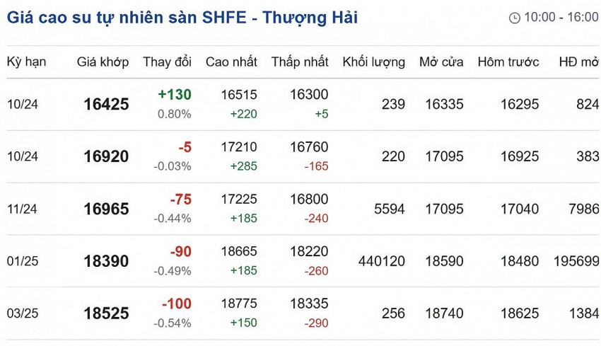 Giá cao su hôm nay 27/9/2024: Giá cao su vẫn tiếp đà tăng