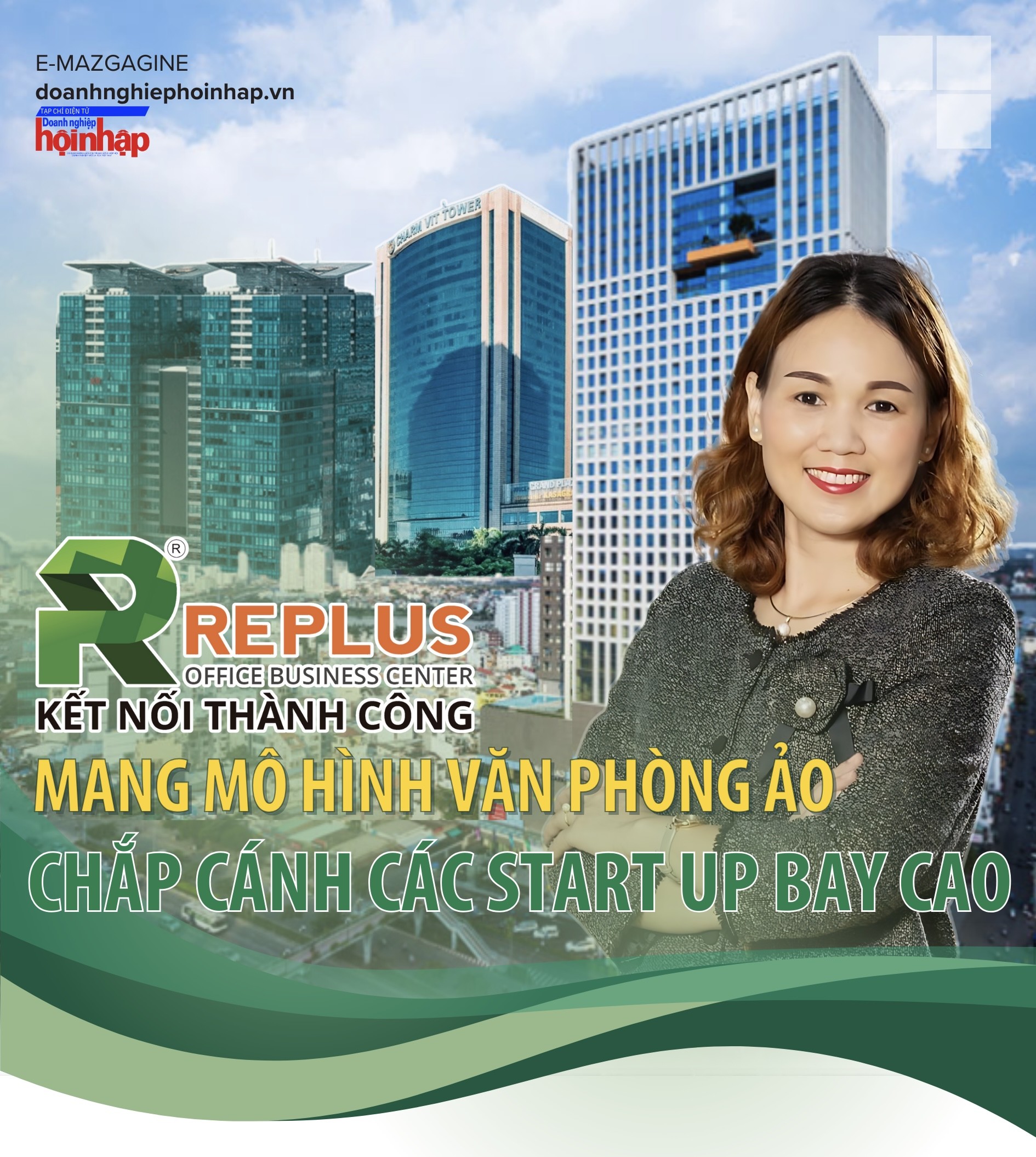 REPLUS–  Mang mô hình văn phòng ảo chắp cánh các start up bay cao