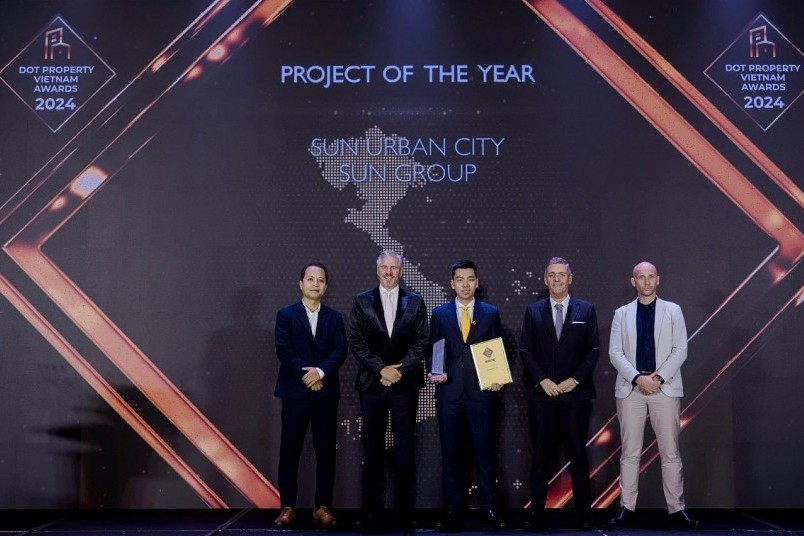 Đô thị nghỉ dưỡng Sun Urban City xuất sắc giành giải thưởng “Dự án của năm” tại Dot Property Vietnam Awards 2024