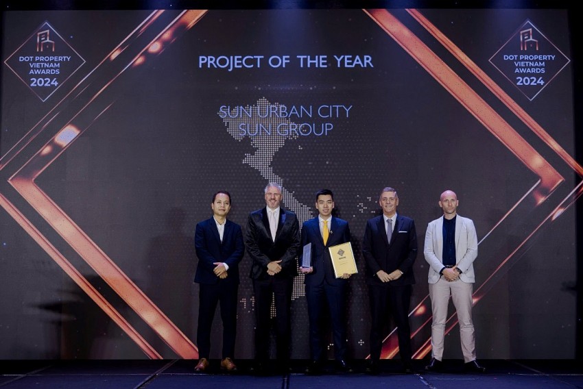 Đô thị nghỉ dưỡng Sun Urban City xuất sắc giành giải thưởng “Dự án của năm” tại Dot Property Vietnam Awards 2024