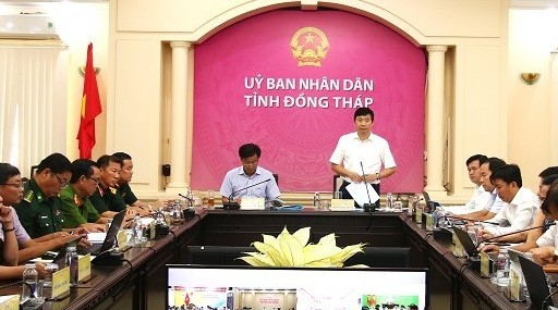 Đồng Tháp: Tăng cường ứng phó với mưa bão và lũ lớn kết hợp triều cường