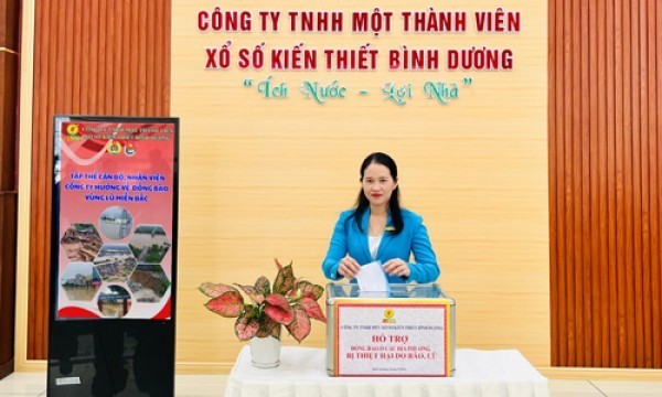 Công ty Xổ số kiến thiết Bình Dương: Tiên phong trong công tác an sinh xã hội, hoạt động cộng đồng