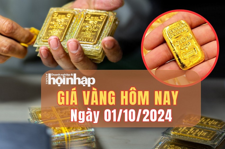 Giá vàng hôm nay 1/10: Vàng thế giới tăng nhẹ, trong nước tiếp tục neo cao