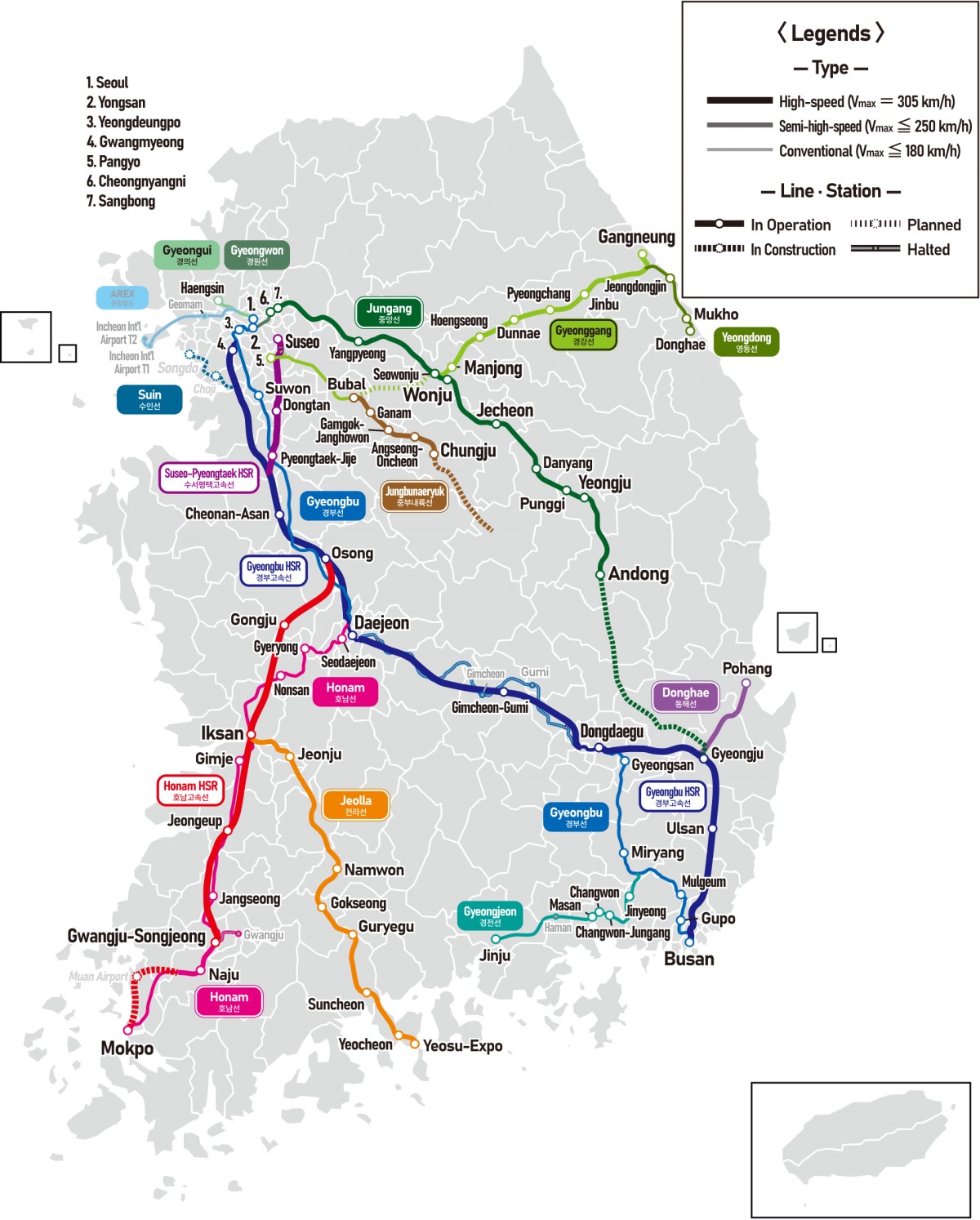 Bài VI: Hệ thống đường sắt cao tốc và những tác động tới kinh tế, xã hội ở Hàn Quốc