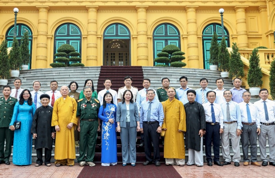 Phó Chủ tịch nước Võ Thị Ánh Xuân gặp mặt, biểu dương Đoàn đại biểu gương điển hình tỉnh An Giang