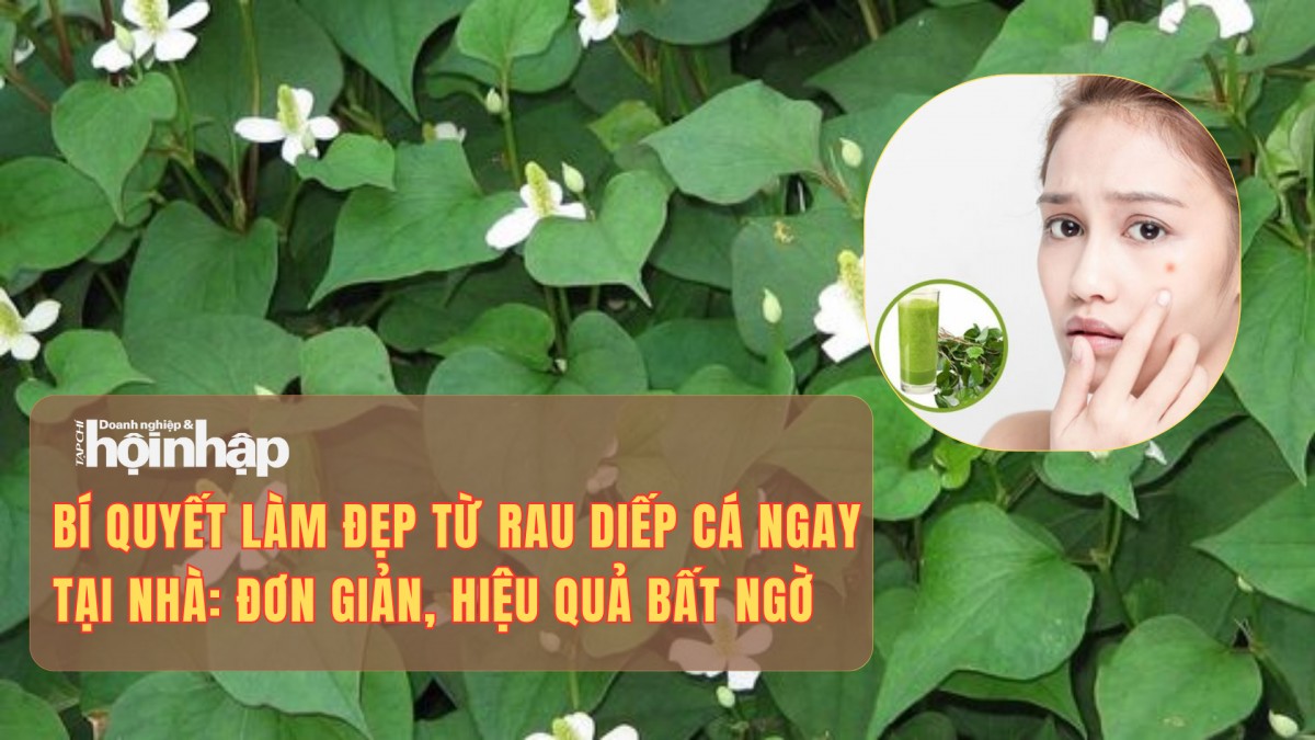 Bí quyết làm đẹp từ rau diếp cá ngay tại nhà: đơn giản, hiệu quả bất ngờ