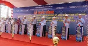 Bến Tre: Chính thức khởi công cầu Ba Lai 8