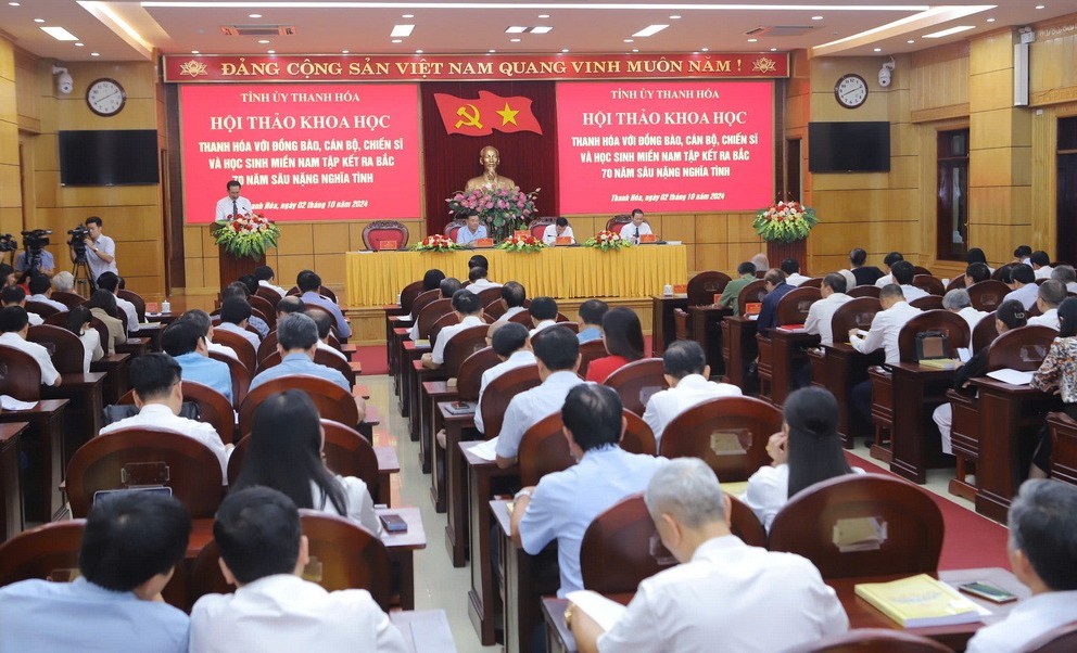 Hội thảo khoa học: Thanh Hóa với đồng bào, cán bộ, chiến sĩ và học sinh miền Nam tập kết ra Bắc