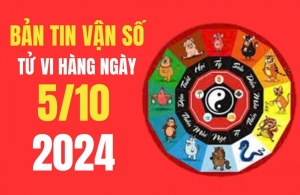 Tử vi - Vận số ngày 05/10/2024: Các tuổi Hợi, Ngọ, Dần, Tuất may mắn, nhiều tài lộc