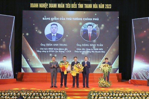 Tỉnh Thanh Hoá tôn vinh những doanh nghiệp, doanh nhân tiêu biểu