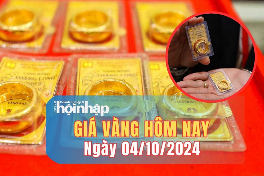 Giá vàng hôm nay 4/10: Vàng nhẫn 9999 tăng mạnh ngược chiều thế giới