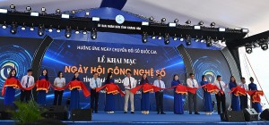 Khánh Hòa: Hơn 50 gian hàng của các doanh nghiệp, ngân hàng tham gia trưng bày các sản phẩm công nghệ số tiêu biểu