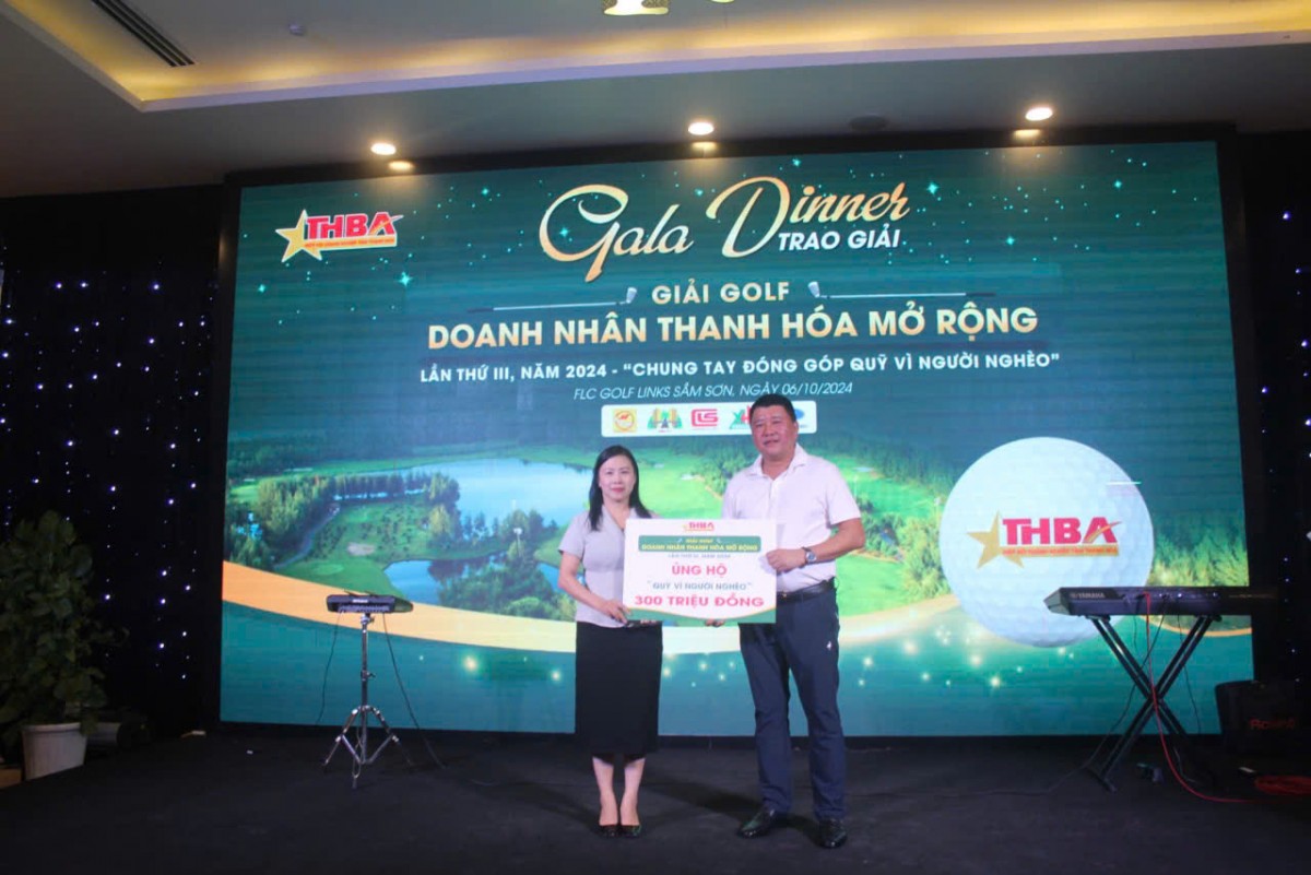 Giải Golf Doanh nhân Thanh Hóa mở rộng lần thứ 3: Đoàn kết, hợp tác, cùng phát triển