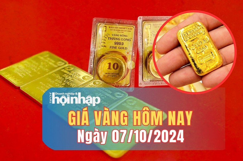 Giá vàng hôm nay 7/10: Vàng SJC đợi đà tăng trong tuần mới?