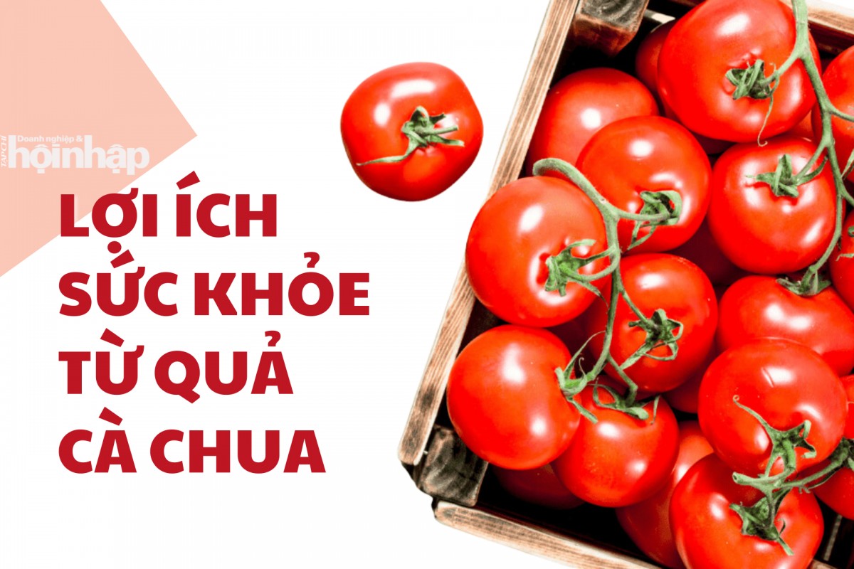 Lợi ích sức khỏe từ quả cà chua