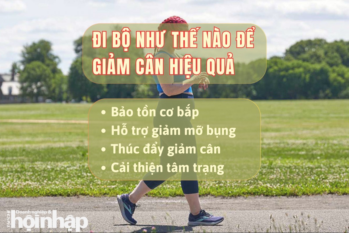 Đi bộ như thế nào để giảm cân hiệu quả?