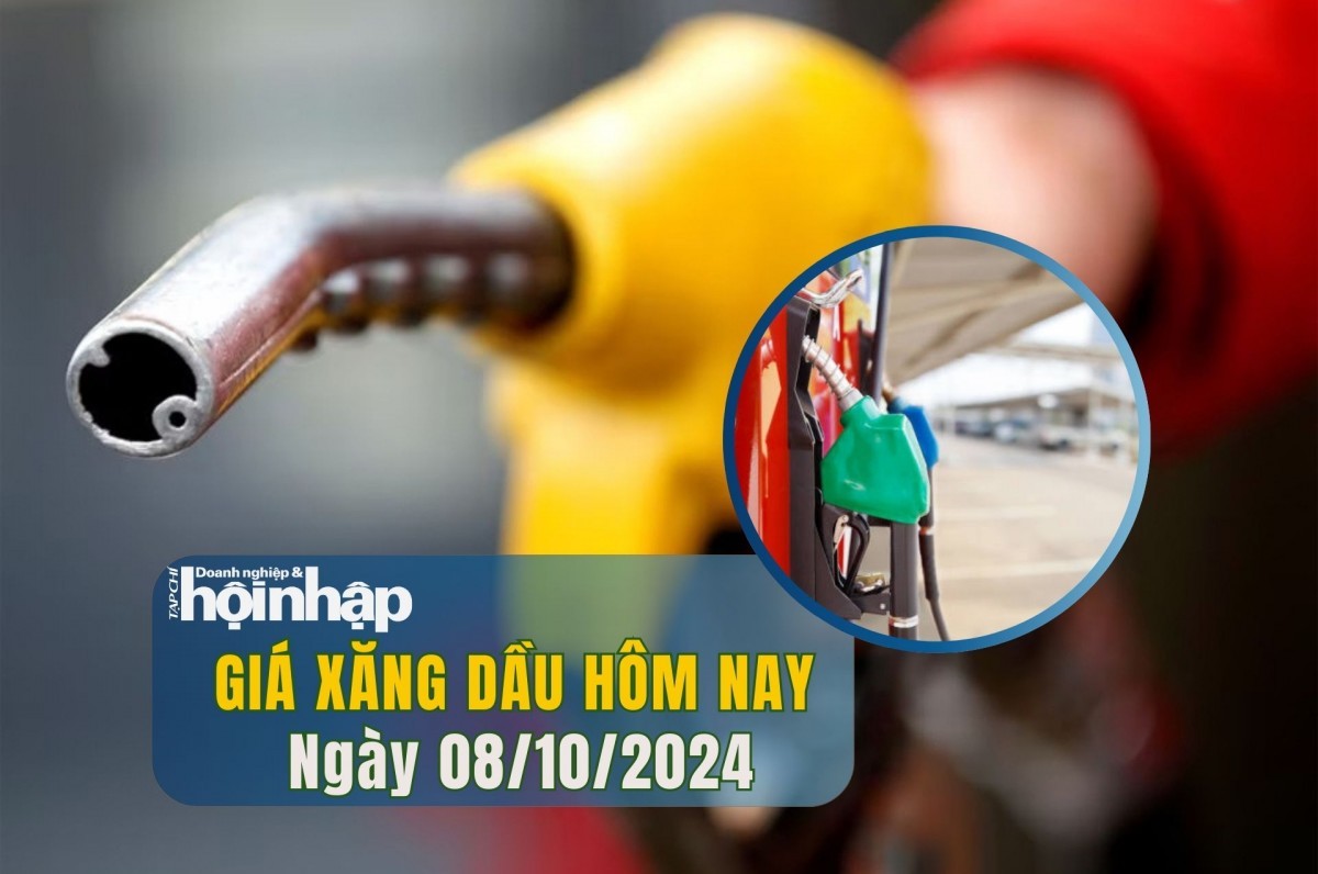 Giá xăng dầu hôm nay 08/10/2024: Giá dầu Brent tăng 3,92%, vượt 80 USD/thùng