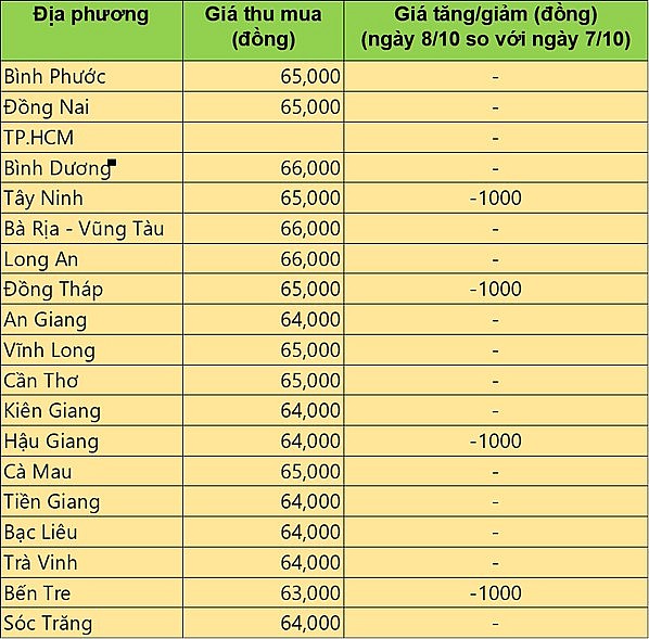 Giá heo hơi hôm nay 8/10/2024: Giá heo hơi giảm 1.000 đồng/kg, dao động từ  63.000 - 69.000 đồng/kg