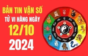 Tử vi - Vận số ngày 12/10/2024 - Các tuổi Thìn, Tỵ, Sửu, Dậu nhiều tài lộc, may mắn