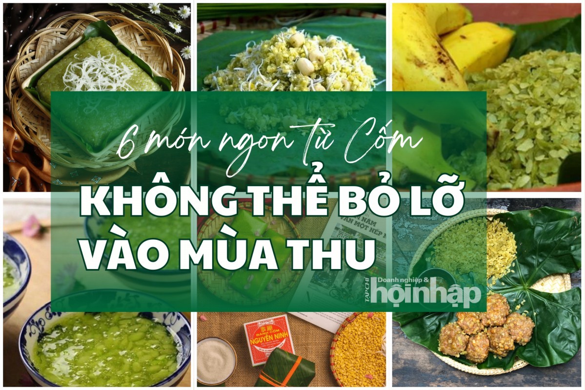 6 món ngon từ cốm không thể bỏ lỡ vào mùa thu