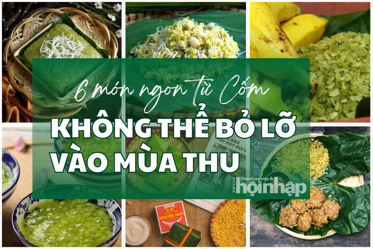 6 món ngon từ cốm không thể bỏ lỡ vào mùa thu