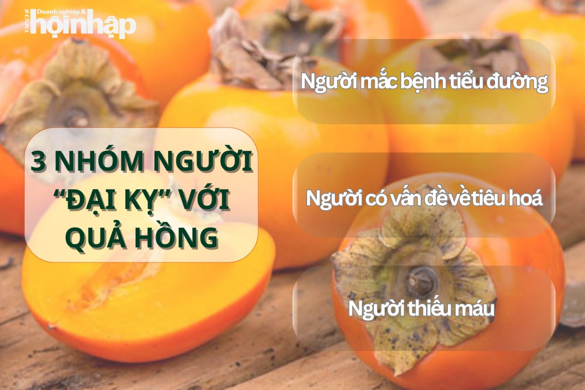 Ai không nên ăn quả hồng?