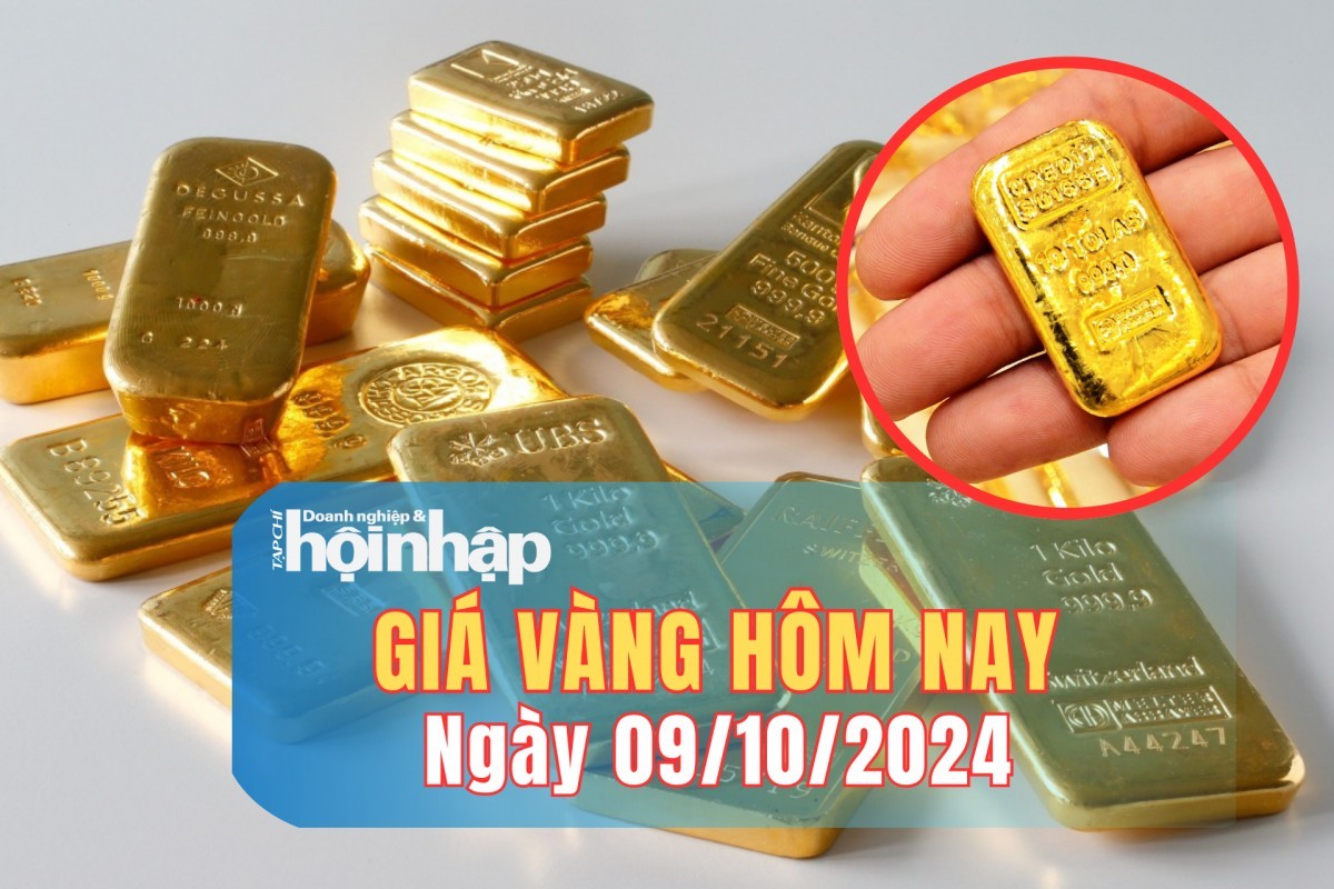 Giá vàng hôm nay 9/10: Vàng miếng SJC tăng vọt