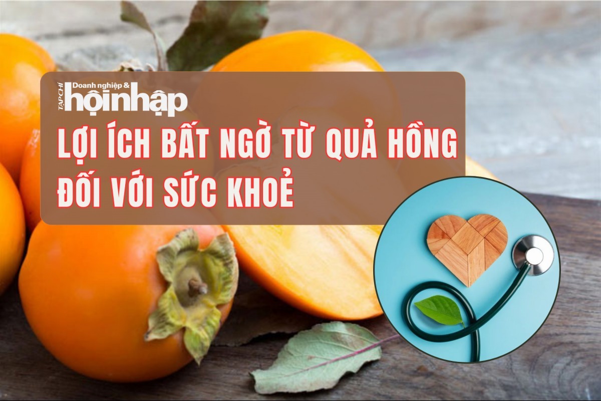 Lợi ích bất ngờ từ quả hồng đối với sức khỏe