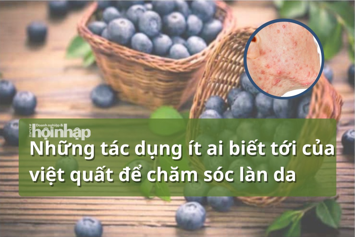 Những tác dụng ít ai biết tới của việt quất để chăm sóc làn da