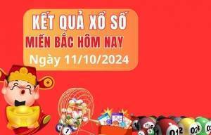 XSMB 11/10, kết quả xổ số miền Bắc thứ 6 ngày 11/10, xổ số hôm nay miền Bắc ngày 11/10/2024