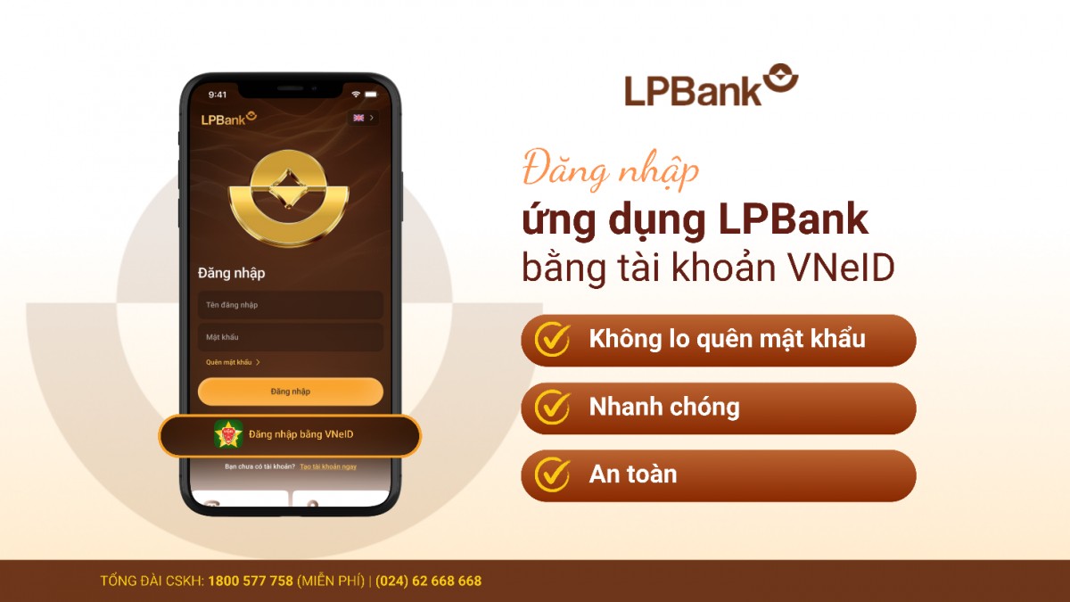 Hướng dẫn mở tài khoản LPBank trên VNeID 