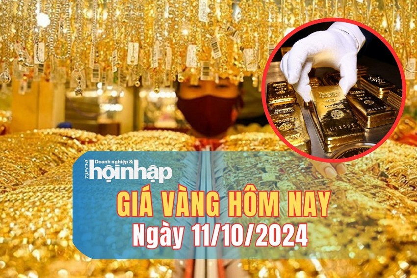 Giá vàng hôm nay 11/10: Giá vàng miếng SJC tiếp tục giảm sốc