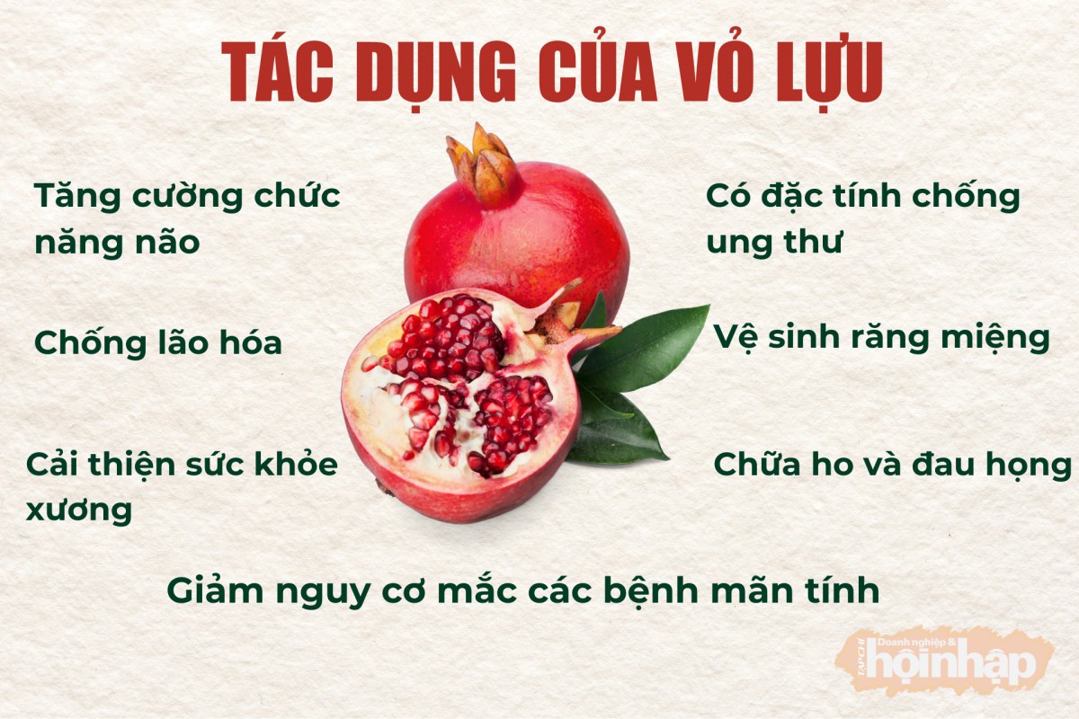 Tác dụng bất ngờ của vỏ quả lựu