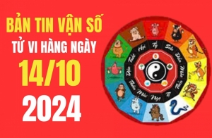 Tử vi - Vận số ngày 14/10/2024 – 4 con giáp công việc hanh thông, tài lộc tới