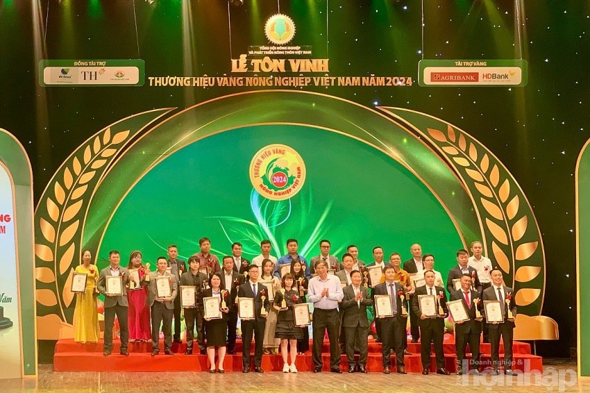 Vinh danh 88 thương hiệu Vàng nông nghiệp Việt Nam năm 2024